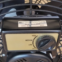 ROK 150-23-52312 600mm 24 Inch Industrial Drum Fan 265W 3 Speed Portable