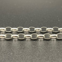 Ladies 925 Sterling Silver Belcher Link Necklace