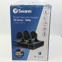 Swann Smart Security System 2K Series 4x 1080p HD Cameras SWDVK-444804BV
