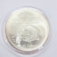 Olympic Act Of Parliament 4 UNC Coin Commemorative Of The 1976 Olympic Games
