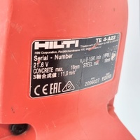 Hilti TE 4-A22 Cordless Rotary Hammer Drill Skin Only