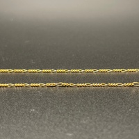 Unisex 9ct Yellow Gold Figaro Link Necklace