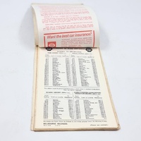 1972 NRMA Travel Guide Richmond to Adelaide via Sturt Highway Vintage Map