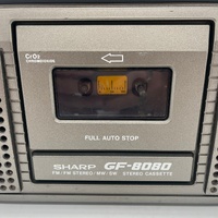 Vintage Sharp GF-8080X Boombox Cassette 3 Band Radio 1976 Made in Japan