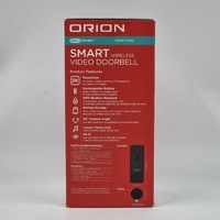 Orion DC61HA Smart Wireless Video Doorbell 2K Night Vision Motion Alerts