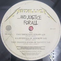Metallica And Justice For All 1988 First Australian Pressing Vertigo 2xLP Vinyl