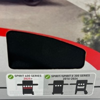 Weber Premium Grill Cover Spirit 400+ Series 4-Burner BBQ Outdoor Waterproof