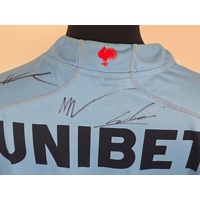 Sydney Roosters Signed Training Jersey Size L NRL Rugby League Autographed