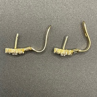 Ladies 18ct Yellow Gold Natural Diamond Earrings