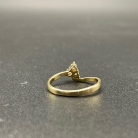 Ladies 9ct Yellow Gold Dante Natural Diamond Ring