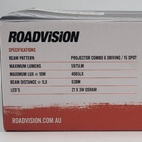 Roadvision LED Light Bar 21 Inch Stealth 40 Series Light Bar RBL4021SC