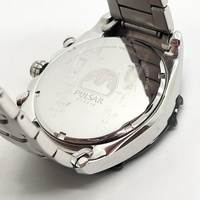 Pulsar VK67-X006 Tachymeter Chrono Mens Watch Quartz Steel Bracelet