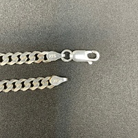 Unisex 925 Sterling Silver Curb Link Bracelet