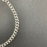 Mens 925 Sterling Silver Curb Link Bracelet