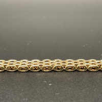 Ladies 9ct Yellow Gold Gate Link Bracelet