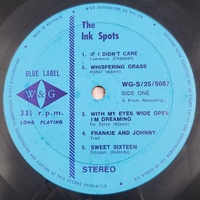 The Sensational Ink Spots Vinyl Record W&G Records Classic LP