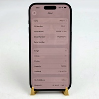 Apple iPhone 14 Pro 256GB Space Black Unlocked MQ0T3ZP/A 6.1 Inch Display