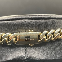 Mens 14ct Yellow Gold Miami Cuban Link Necklace