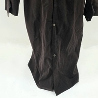 Oilskin Full Length Coat Mens Patchwork Lined Classic Outdoor Coat XL