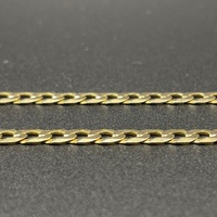 Unisex 9ct Yellow Gold Curb Link Necklace