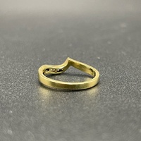 Ladies 18ct Yellow Gold Natural Diamond Enhancer Ring