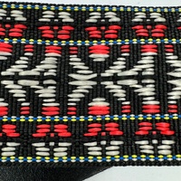 Vintage Wabash Hootenanny Guitar Strap 60s 70s Retro Adjustable USA