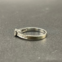 Ladies 18ct White Gold Natural Diamond Ring