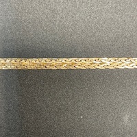 Unisex 9ct Yellow Gold Fancy Link Bracelet