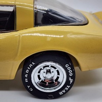 Jim Beam 1978 Yellow Corvette Vintage 1984 Whiskey Decanter