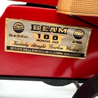 Jim Beam 1903 Red Ford Model A Vintage 1970s Car Whiskey Decanter