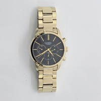 Chisel 5829210 Mens Gold Black Dial Quartz Chronograph 100m Watch