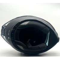 RJays FF910SV Denominator III Twin Visor Full Face Helmet Matte Black Size L