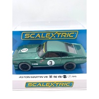 Scalextric C4256 Aston Martin V8 Chris Scragg Racing Slot Car 1:32