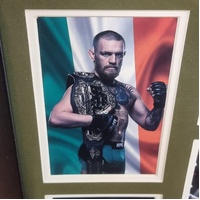Conor McGregor UFC Framed Memorabilia Limited Edition 378/499 COA 16x20
