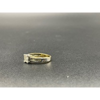 Ladies 18ct Yellow Gold Natural Diamond Cluster Ring