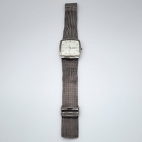 Skagen Denmark 396LTTW Vintage Rectangular Mesh Band Quartz Watch