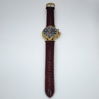 Stauer DS14685 Mens 27 Jewels Moon Phase Automatic Watch Gold 39mm