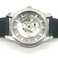 INVICTA Vintage 22570 Automatic Mens Watch 45mm Skeleton Dial Leather Band