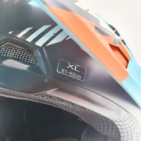 Fox V2 Vicious Army MX Helmet Aqua Orange XL 61-62cm Fiberglass Shell