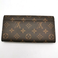 Louis Vuitton Sarah Wallet Monogram Coquelicot Lining with Dust Cover