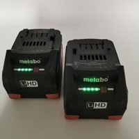 Metabo LiHD 18V 5.5Ah 2x Battery with Charger ASC 30-36V Li-Power Air Cooled