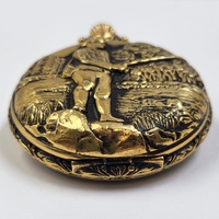 Le Cheminant 1822 Swiss 17J Incabloc Manual Wind Fisherman Pocket Watch