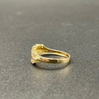 Ladies 18ct Yellow Gold Cubic Zirconia Ring
