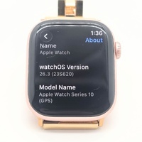 Apple Watch Series 10 42mm 64GB GPS Rose Gold Clover Patterned Strap