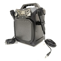 XCD Bluetooth Karaoke Party Machine RGB Lights 2 Mics XCDKARPTYBK