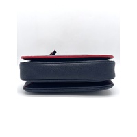 Louis Vuitton M44071 Monogram Empreinte Leather Pochette Metis Bag Marine Rouge