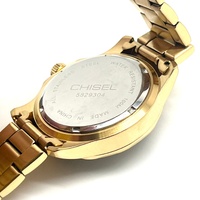 Chisel 5829304 Gold Tone Stainless Steel Chronograph 100m WR Watch