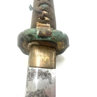 Antique WW2 Japanese Type 98 Shin Gunto Officers Katana Sword Toki Kanemasa
