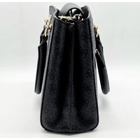 Guess Noelle Girlfriend Logo Bag BG787906 Black with Handles and Shoulder Strap