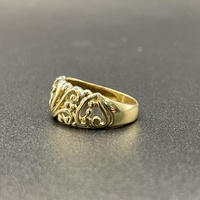 Ladies 9ct Yellow Gold Filigree Ring